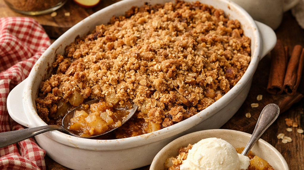 🍂 Autumn Comfort: Easy Apple Crumble (The Kind That Feels Like Home)