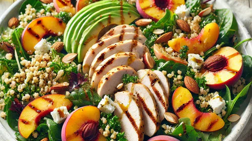 Stone Fruit & Grilled Chicken Salad