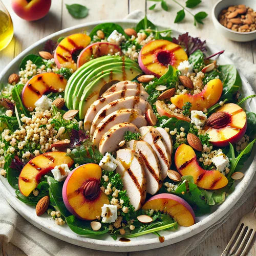 Stone Fruit & Grilled Chicken Salad
