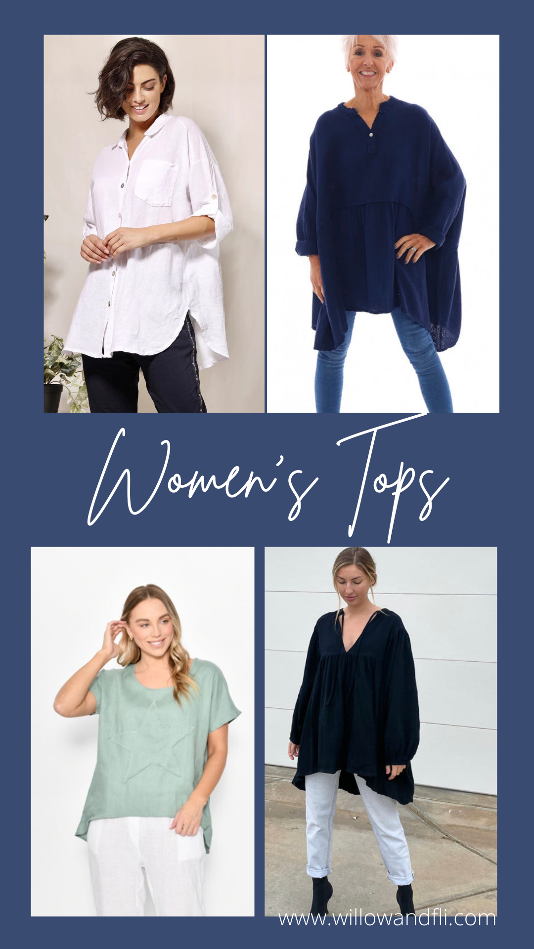 Women's Tops at Willow & Fli